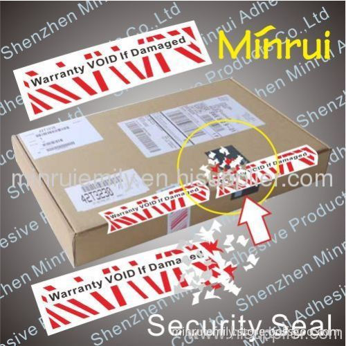 Void If Tampered Stickers,ultra Durable Yet Tamper Evident Labels